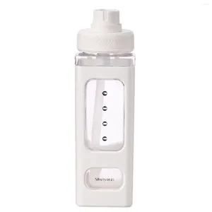 Water Bottles Cute Kids With Straw BPA-free & Leak Proof Square School Drinking Bottle For Girls Boys