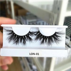 False Eyelashes 25mm Lon Blisspop Handmade Natural Thick Eye Lashes Wispy Makeup Extension Tools 3D Mink Hair Volume Soft
