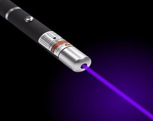 Penna puntatore laser a raggio visibile blu viola 5mW blu viola per regalo di presentazione SPEDIZIONE VELOCE di alta qualità1148294