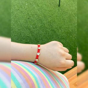 Charme Armbänder C.QUAN CHI Mode Strass Armband Für Frauen Freundschaft Herz Kristall Mexiko Miyuki Perlen Schmuck