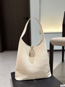 Bolsas de ombro de moda de couro genuíno de alta qualidade Handbag ysllbag hobo rosa camurça casual bolsa de bolsa de pão de axilia 342