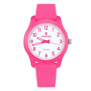 PINDOWS Watches Minimalist Casual Waterproof Ladies Soft Breathable Silicone Band, Easy to Read Petite Small Size Analog Nurse Watch for Women, Student, Nurses,