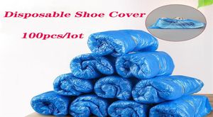 100pcslot Shoe Cover Disposable Shoe Cover Dustproof Nonslip shoes Cover Waterproof Slip Resistant Shoe Booties For Household3174623