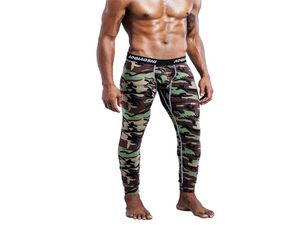 Men039s Cotton Long Johns Fashion Man Camouflage Legging Pants Wart Ounlesers Pants UnderPants Men039sタイトなズボンのWint8149911