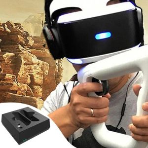 充電器1pc nonslipデュアルファーストチャージャードックPS VR2 VRモーションコントローラーPlayStation2移動コントローラー充電ステーションスタンド