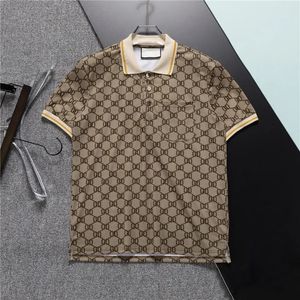 Sommer-Poloshirt, Designer-Poloshirts für Herren, modisch, lässig, Briefdruck, Stickerei, Herren-Poloshirts