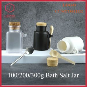 Butelki 5/10/20/50pcs plastikowe słoiki do kąpieli sól 100 g 200G 300 g zarysowa