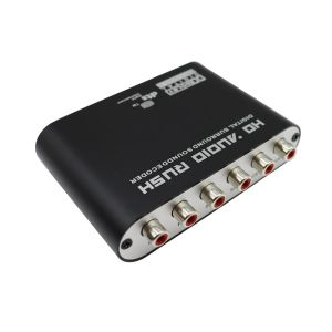 Konverter 5.1 CH HD Audio Decoder SPDIF Koaxial zu RCA DTS AC3 OPTICAL Digitalverstärker Analog -Konvert -Verstärker Koaxial bis 6RCA