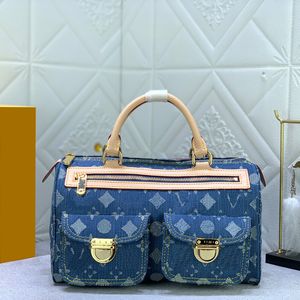 24SS Designer-Handtasche Damen Denim Reisetasche klassische Tasche Jacquard Schulter Umhängetasche Damenmode Taschen