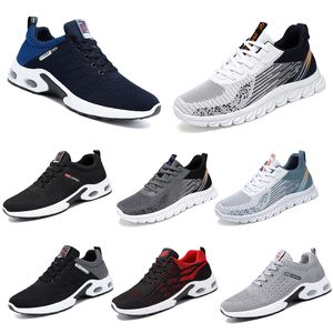 winter New models men shoes Running flat Shoes series soft sole bule red sports breathable comfortable lace-up Round toe Mesh surface GAI