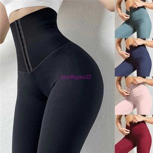 Fashion Fitness Leggings Designer Lu-lu Women High Waist Workout Gym Sexy Slim Legging Sportswear Running Pants 5Y8X