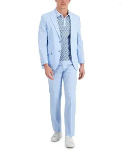 Men's Suits Modern-Fit Stretch Suit Cotton Single Breasted Versatile And Stylish Business Meeting Party Pants Sets Wedding Dress