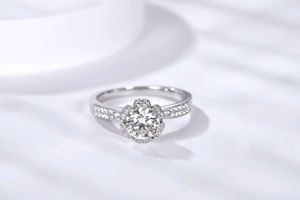 Anello Moissanite 1CT 2CT per le donne, regalo di anniversario per la festa di nozze, gioielli in argento sterling 925