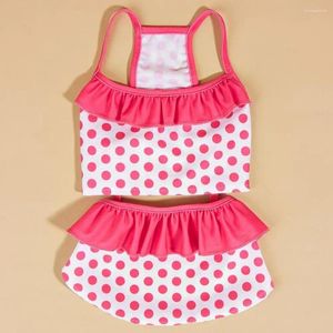 Dog Apparel High Pet Swimwear Puppy Swimsuit Colorful Polka Dot Set For Small Dogs Comfortable Beachwear Cats Summer