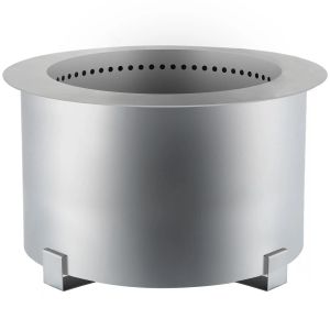 Processadores VEVOR Fire Bowl Pit MultiSize/Tipo Inoxidável/Aço Carbono Parede Dupla Sem Fumaça Madeira Pelota Queima Faísca com Suporte Ao Ar Livre