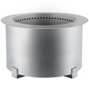 プロセッサVevor Fire Bowl Pit Multisize/Typeステンレス/炭素鋼二重壁煙のない木のペレット燃焼スパーク屋外で燃えている