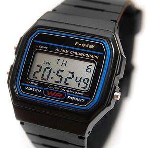 Zegarki cyfrowe F91w F91W dla mężczyzn Kobiety Led Electronic Wristwatch Waterproof Sports Military Watch Watch Female Clock Relojes Digit