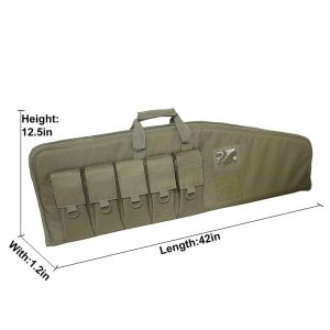 Väskor 96 cm 106 cm Taktisk gevärväska Gun Bag Air Rifle Case Militär ryggsäck STICER AIRSOFT Holster Shooting Hunting Accessorie