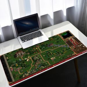 Pads Heroes of Might and Magic 3 Matten PC Gamer Computerzubehör Mausteppich Gaming Laptop Tastaturpad Schreibtischunterlage Große Mausepads