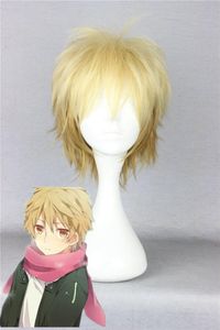 Noragami Yukine Kurze gemischte blonde kurze männliche Frauen Cosplay Kostüm Perücken4356316