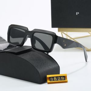 Occhiali da sole di marca occhiali da sole firmati occhiali da sole di lusso di alta qualità per le donne lettera UV400 Design quadrato da viaggio collettore occhiali da sole a forma di scatola 11 stili molto belli
