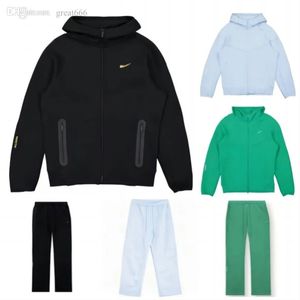 Mens Sports Nocta Tracksuit Designer Calças com Capuz Conjunto de Duas Peças Terno Homens Mulher Suéter com Capuz Calças Techfleece Calças Ternos Bottoms Corredores Corredores