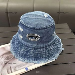 Deisel Hat Denim Fur Trimmed Bucket Hat For Girl Disel Cap In Spring And Summer Korean Version Small Bucket Hat Diesel Hat Dieselss Hat 761 752 544