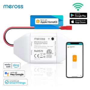 Control Meross HomeKit Smart WiFi Garage Door Opener, Works with Apple HomeKit, Siri, CarPlay, Alexa, Google Assistant and SmartThings
