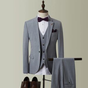Garnitury Made Groom Dresson Sukiety ślubne Blazer Suits Pants Business Highend Class