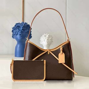 Carryall Shoulder Bags Coated Canvas Handbag Womens Fashion Designer Bag Brown Designer Bag Classic Old Flower Detachable Adjustable Shoulder Strap Crossbody Bag