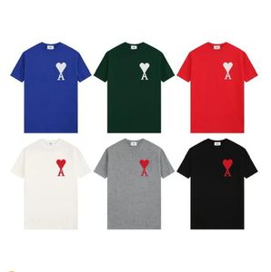 Футболка с вышивкой Love PT трикотажная жаккардовая дизайнерская футболка с короткими рукавами свободная повседневная футболка для мужчин и женщин с круглым вырезом и короткими рукавами # 3