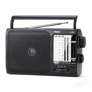 Radio PRUNUS AM FM Tragbarer Retro-Radioempfänger Lautsprecher MP3-Stereo-Musikplayer Unterstützt USB/TF-Karte AUX FM-Radios Drahtlose Soundbox