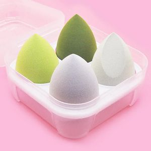 4st Makeup Sponge Powder Puff Dry and Wet Combined Beauty Cosmetic Ball Foundation Powder Puff Bevel Cut Make Up Sponge Tools 240229