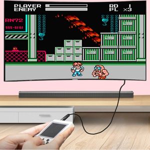 2024 Os mais novos jogadores de videogame portátil Macaron portáteis podem armazenar 500 tipos de jogos Console de jogos retrô Console de tela LCD colorido de 3,0 polegadas com caixa de varejo