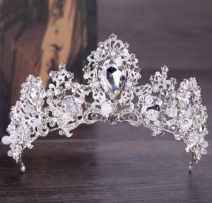 Nuovo diamante corona di diamanti Argento fatto a mano copricapo cerchio abito da sposa ornamenti nuziali2337650