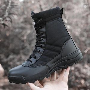 Fitness Shoes Original Tactical Boots Army Men's Military Desert Work Climbing Hiking Trekking Sport Men Outdoor Ankle