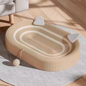 Scratchers Sisal Cat Scratching Pads Cat Zabawy Pet Sleeping łóżko Scraper Zgrywający Pazur Pazurowy Zarysowanie Odporne meble
