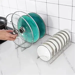 Kitchen Storage Stainless Steel Dish Drainer Rack Ociekacz Do Naczyn Household Organizer Drying Bowl Holder Simple Pot Lid Shelf