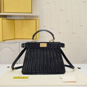 Modedesigner F Series High-End Woven Handbag Shoulder Bag Crossbody Bag ~ FD3318280 ~ Storlek: 27*15*6cm