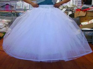 Petticoats Underskirt 4 Layers NO Hoop Net Petticoat Wedding Dress Ball Gowns A Line Crinoline Quinceanera Dresses Wedding Accesso4213790