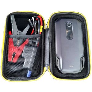 Tillbehör Nyaste hårda EVA utomhusreseväska för BASEUS 20000mAh Jump Starter Power Bank 2000a 12V Portable Car Battery Starter