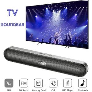 Hoparlörler 6d Surround Soundbar Bluetooth 5.0 Ev Hoparlör Kablolu Bilgisayar Hoparlörleri Stereo Subwoofer Ses Çubuğu PC Dizüstü Tiyatrosu TV TV