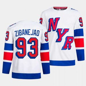 Adam Fox Matt Rempe Mika Zibanejad Nyr Stadyum Serisi Hokey Jersey Ranger Ters Retro Lafreniere Jacob Trouba Mark Messier 736