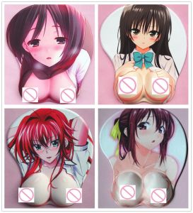 Pads 2020 new version Japanese anime 3d mouse pad wristbands Cartoon Creative sexy mouse pad Chest beauty mouse pad Free Shipping