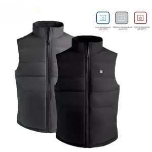 Controllo Xiaomi SKAH 4area di riscaldamento gilet riscaldato elettrico in grafene uomo giacca riscaldante termostatica intelligente USB calda invernale all'aperto