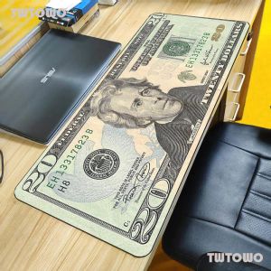 Almofadas dólar jogo mouse pad aplicar para grande mouse pad gamer grande tapete de mesa de computador anime mouse pad xxl