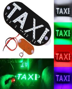 2Pcs 12V Taxi Led Car Windscreen Cab indicator Lamp Sign Colorful LED Windshield Taxi Light Lamp6670680