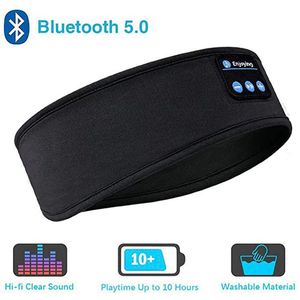 Original trådlös Bluetooth -headset Sport Sleep Pannband 5.0 Earbuds Eye Mask Fone Bluetooth Earphones Trådlösa hörlurar
