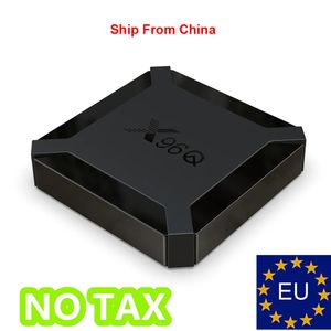 EU Country No Tax X96Q Android 10.0 Fast Smart TV BOX 2GB 16GB 1GB 8GB Allwinner H313 Quad Core 4K VS X96 Mini Set top box fast shipping