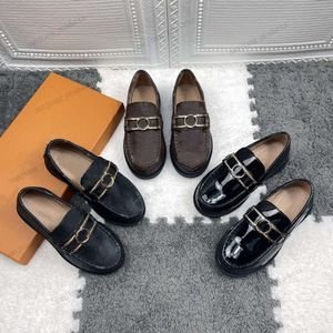 Luxus-Designer-Kinderschuhe, PU-Leder, Marken, Kinder, alte Blumen-Loafer-Kleiderschuhe, Jungen und Mädchen, Freizeitschuhe, weiche, bequeme Slipper, Slip-on-Schuhe, Baby- und Kleinkinder-Paris